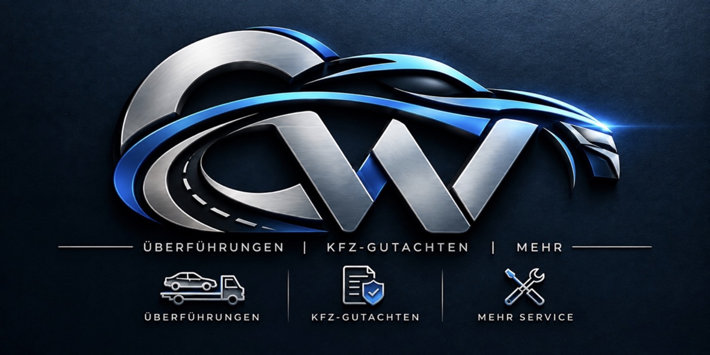 CW Logo: Überführungen, Kfz-Gutachten, mehr Service
